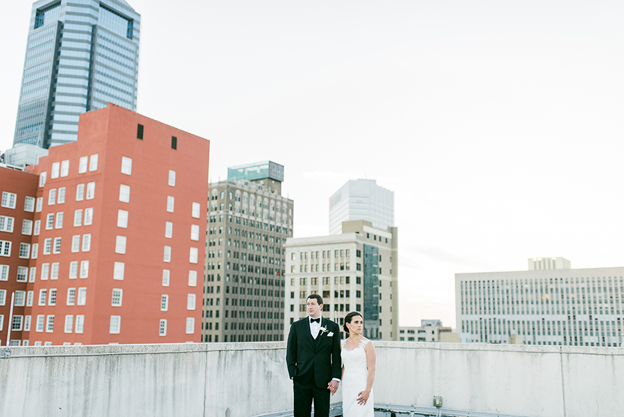 downtown jacksonville bride and groom portraits