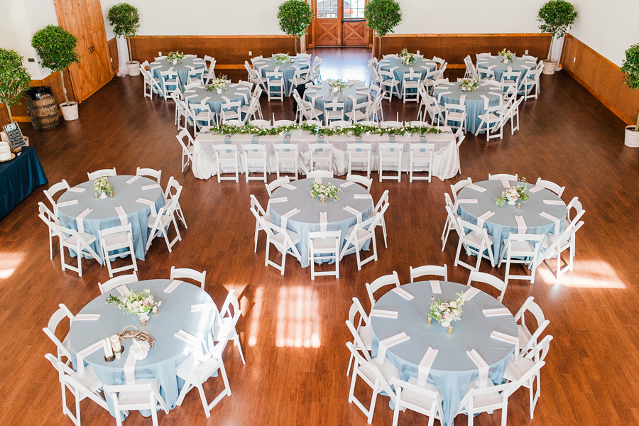 reception layout