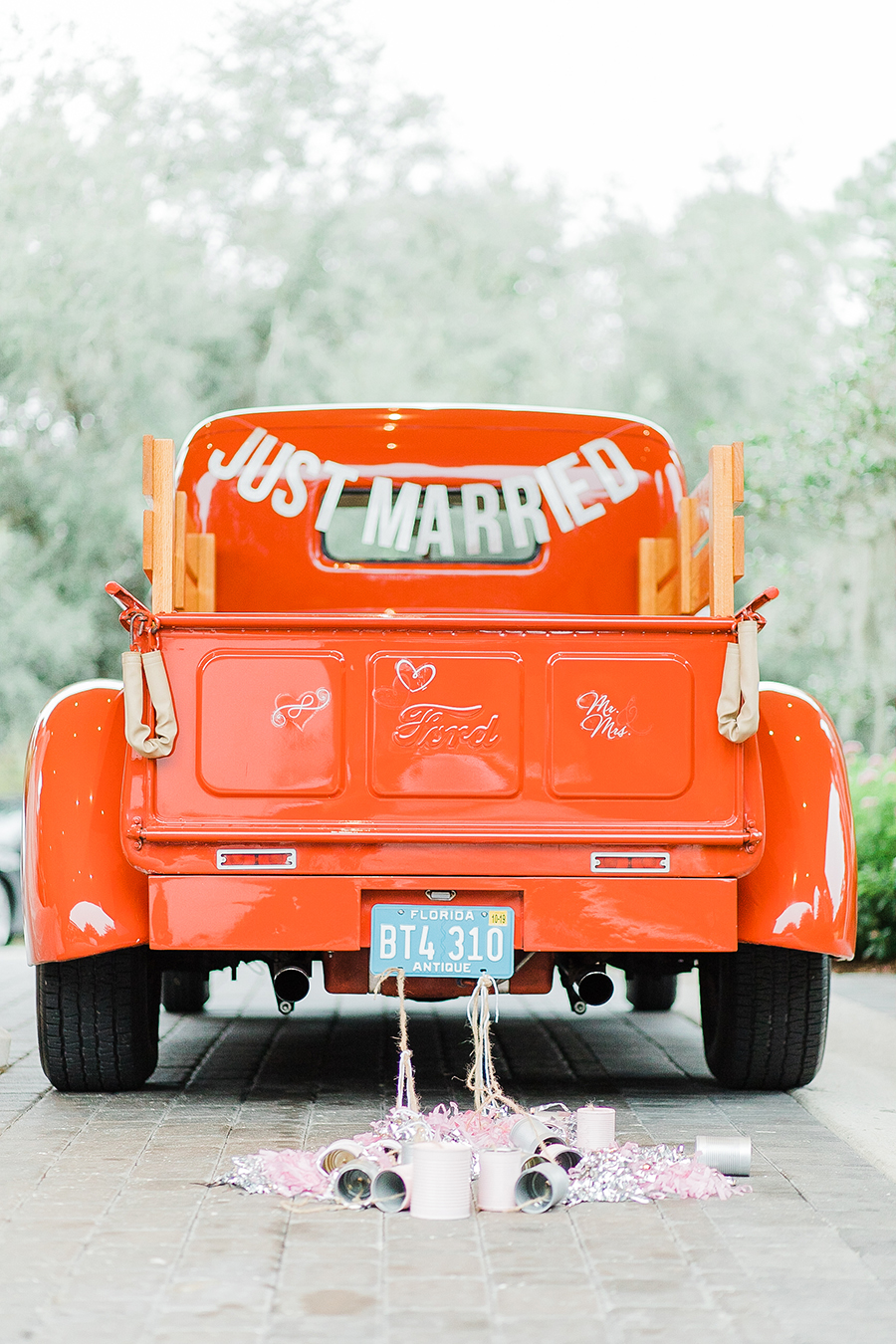 Just Married Truck