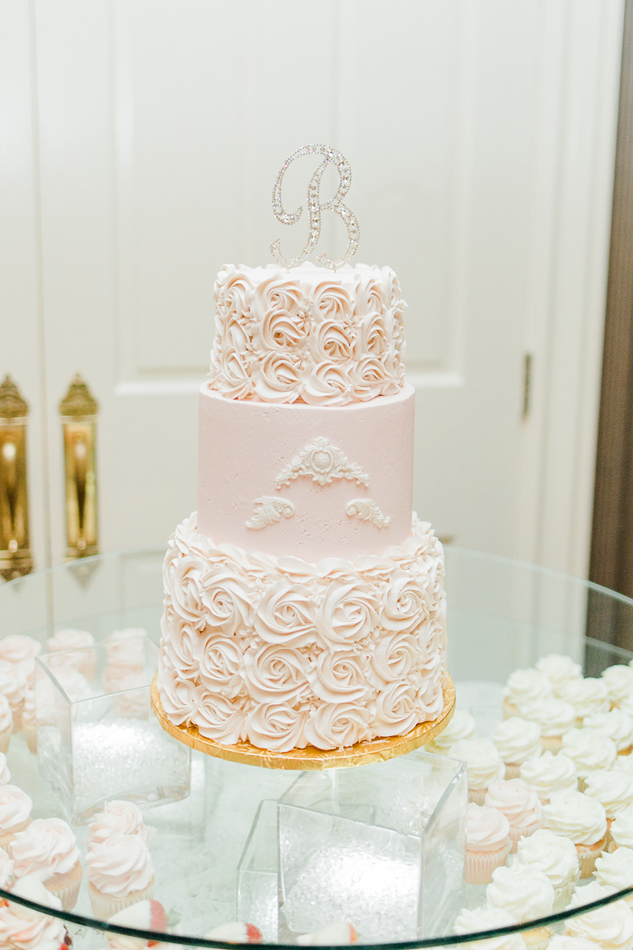 Pink Wedding Cake 