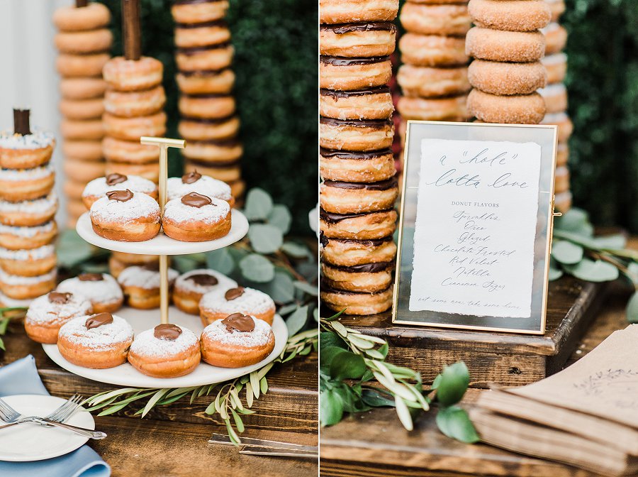 Wedding donuts