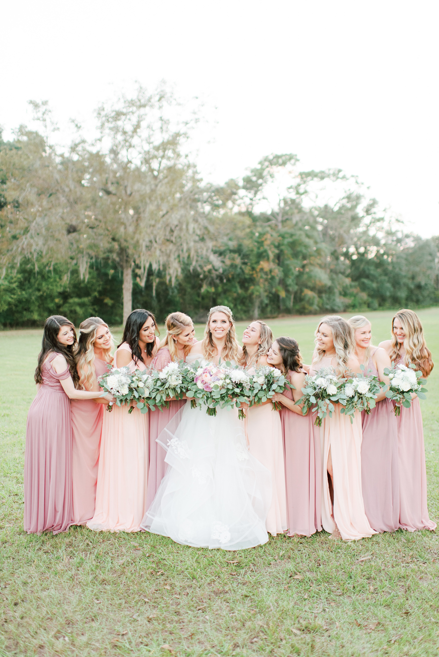 Pink Bridesmaid Dresses 